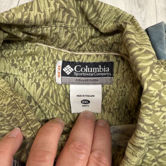 ✅ Mens XXL Columbia Short Sleeve Button-Up Shirt Lot Of 6 Fishing Designs Cotton - Picture 4 of 16